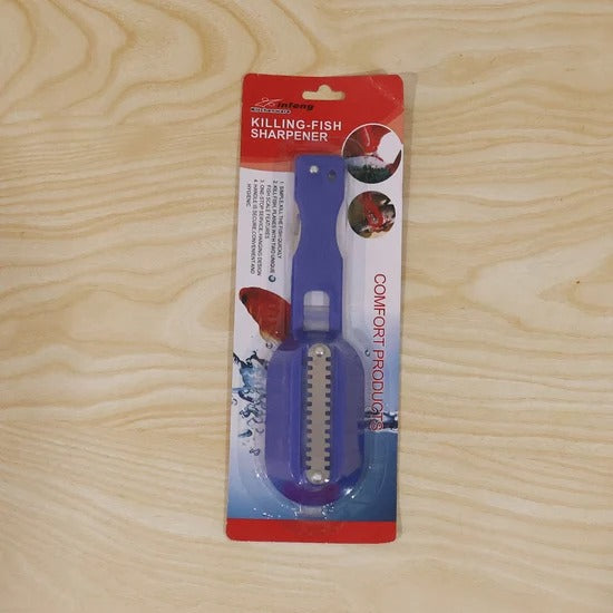 Fish Scaler Scraper with Lid Scale Remover Skin Cleaner for Kitchen (1 Pc)