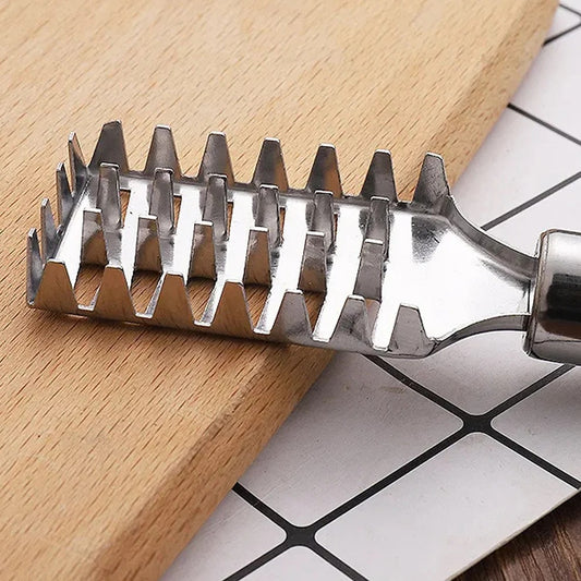 Fish Scale Remover – Sawtooth Stainless Steel Scraper