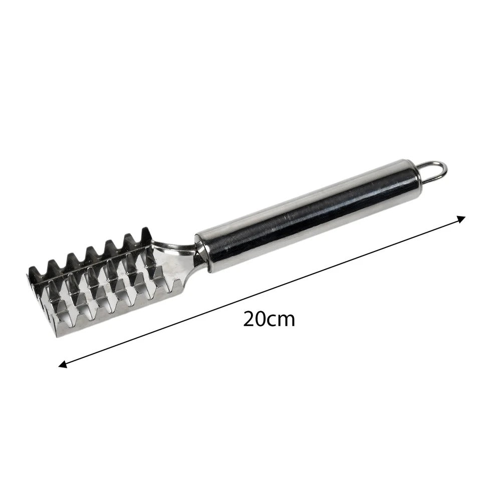 Fish Scale Remover – Sawtooth Stainless Steel Scraper