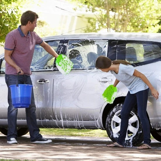 Microfiber Chenille Wash Glove for vehicle Cleaning