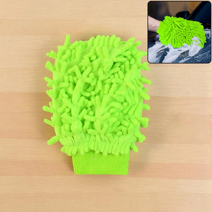Microfiber Chenille Wash Glove for vehicle Cleaning